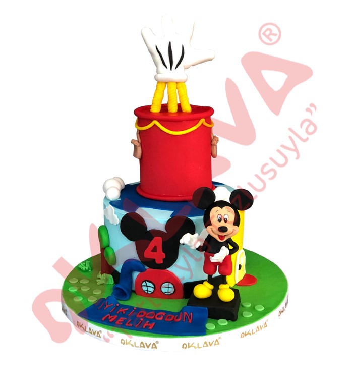 mickey mouselu pasta, mickey mouse konsept pasta, cake